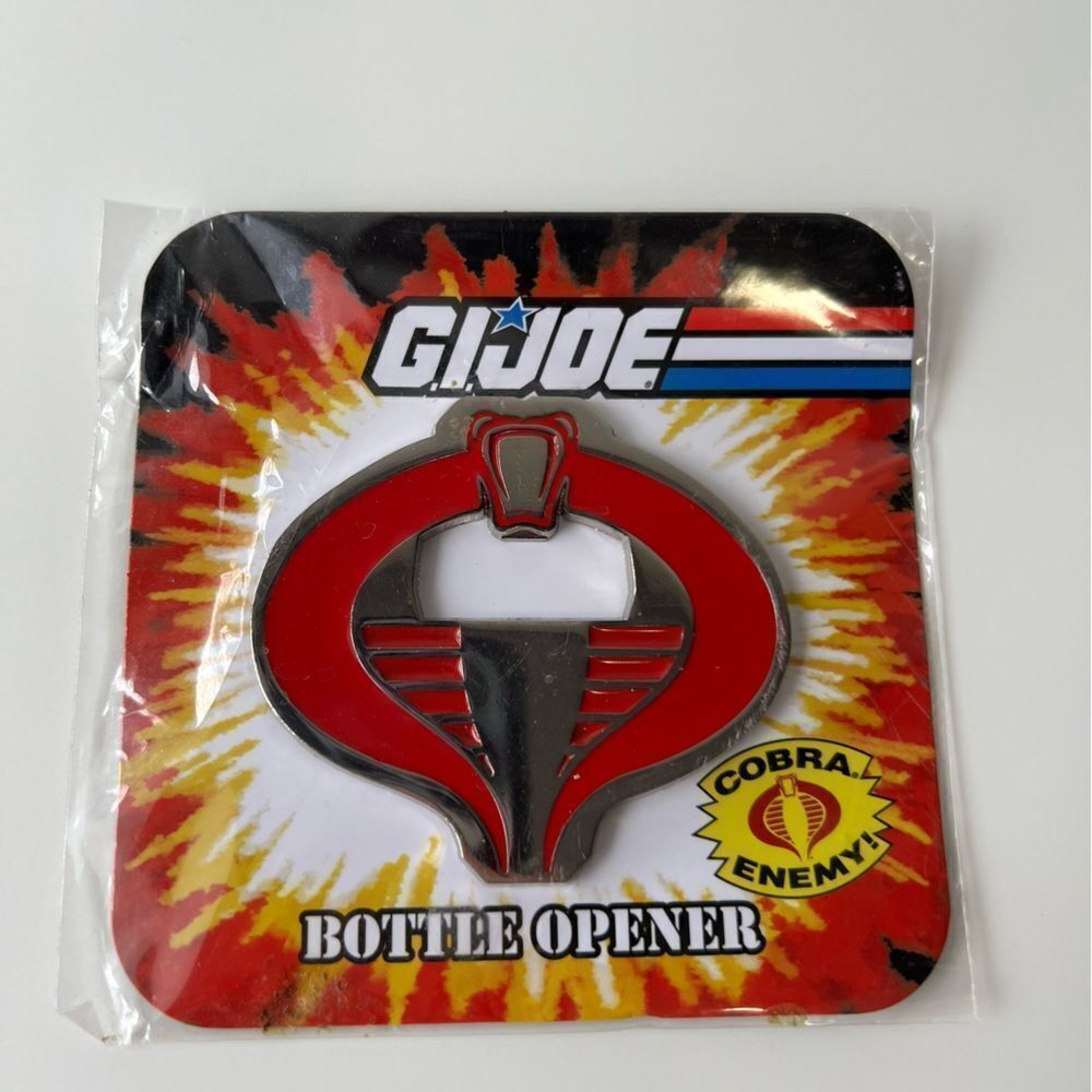 Loot Crate exclusive GI JOE COBRA ENEMY metal bottle opener NWT